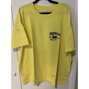 New Bodega Size XXL Spring Summer 2024 SS24 BOS LA Cart Club T-Shirt Yellow